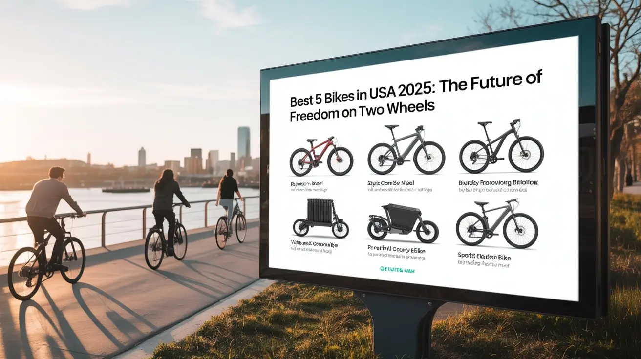 Best 5 eBikes in USA 2025: Ride Smarter, Farther, Greener