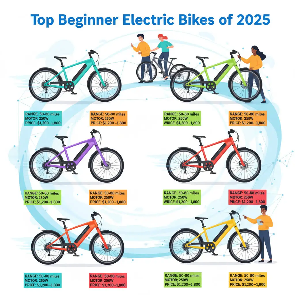Top Beginner Electric Bikes of 2025 (Comparison)